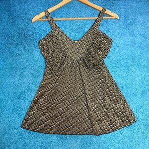 Vintage Womens Top By Ally B Made in USA Bohemian Hippie Style Size Large